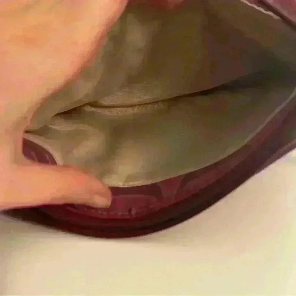 Coach Fuschia Signature Logo Wristlet - Picture 9 of 14